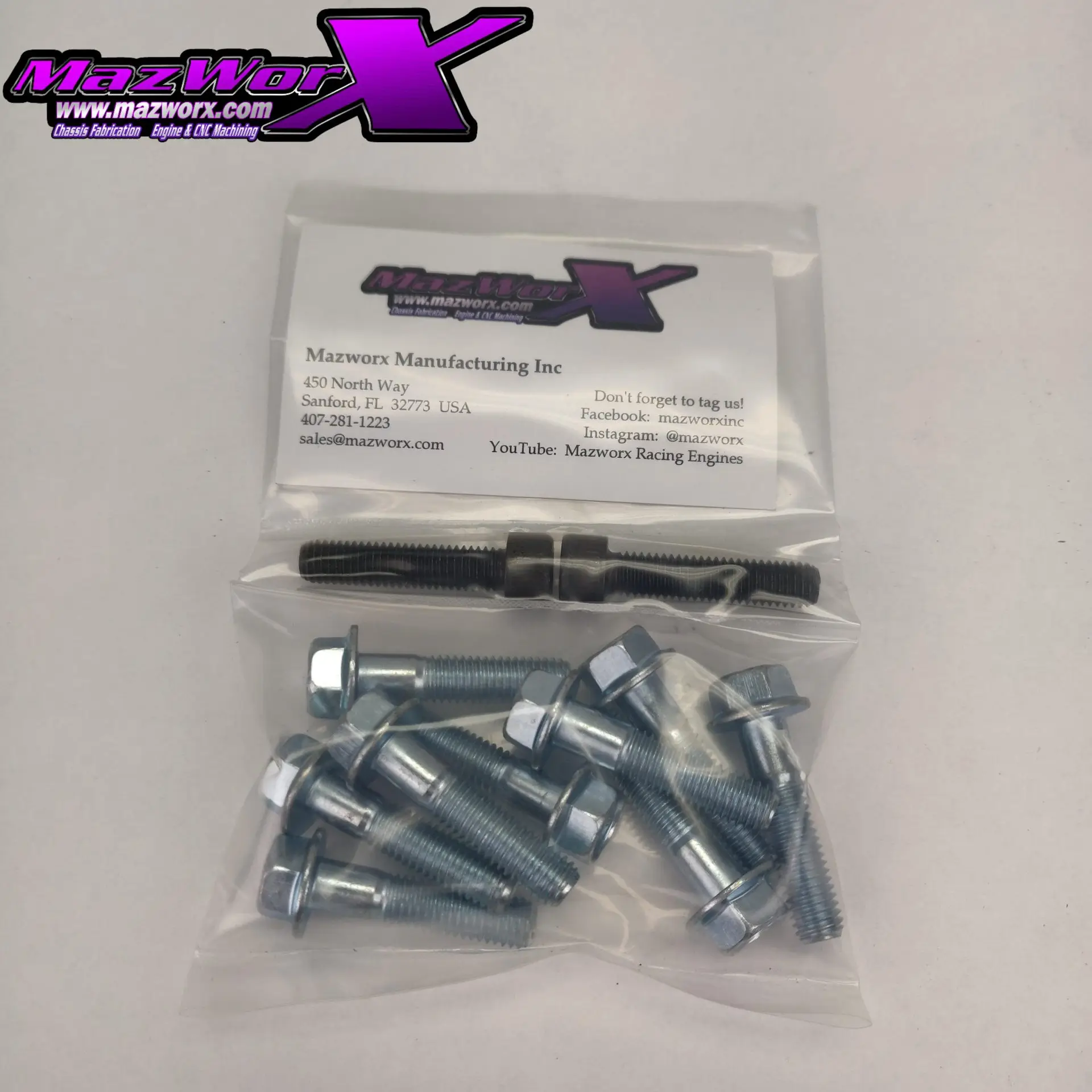 SRVQ Bell Housing to Trans Bolt Kit SRVQ Bell Housing to Trans Bolt Kit