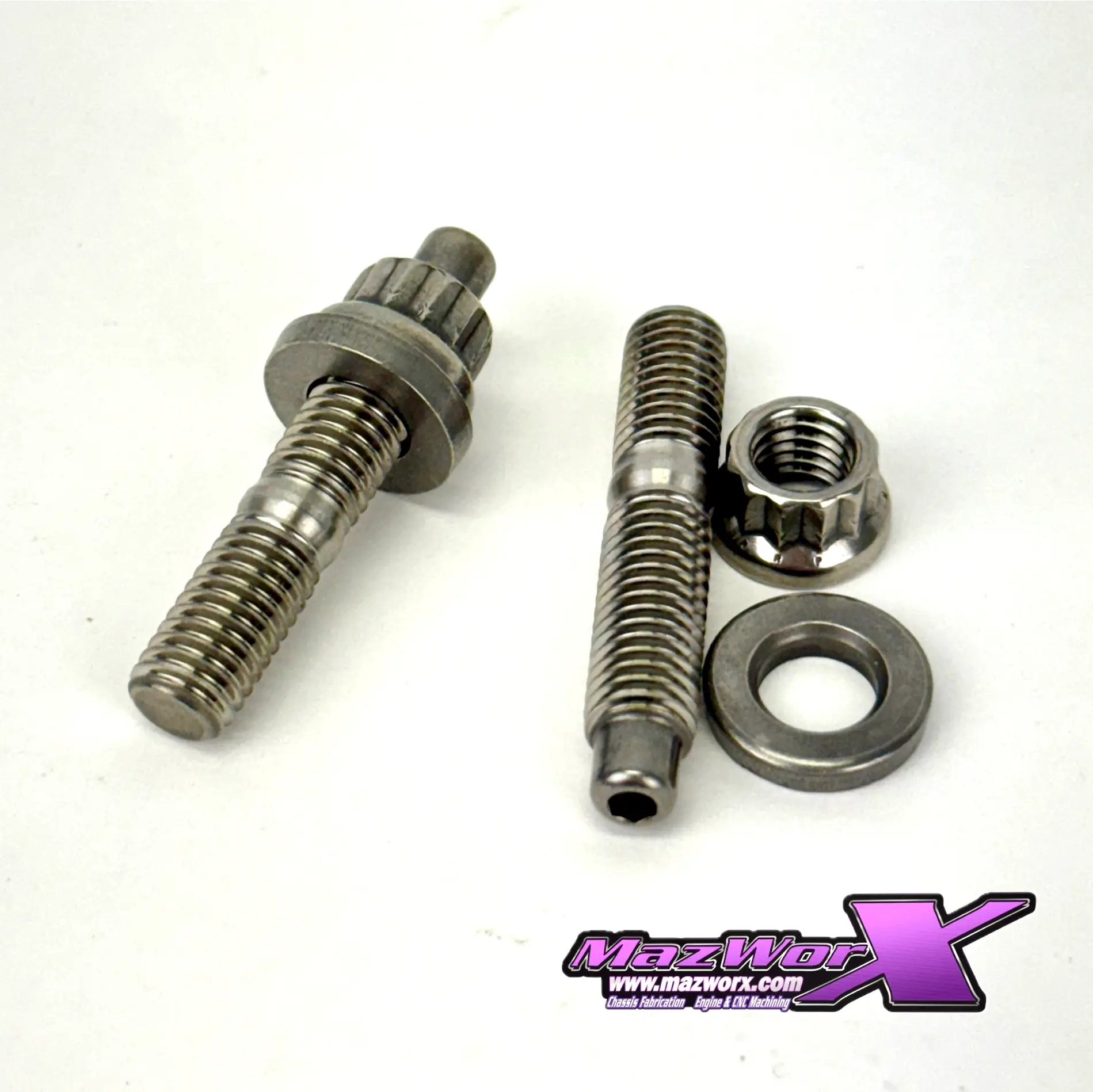Mazworx RB26 Stainless Steel Exhaust Stud Kit Mazworx RB26 Stainless Steel Exhaust Stud Kit