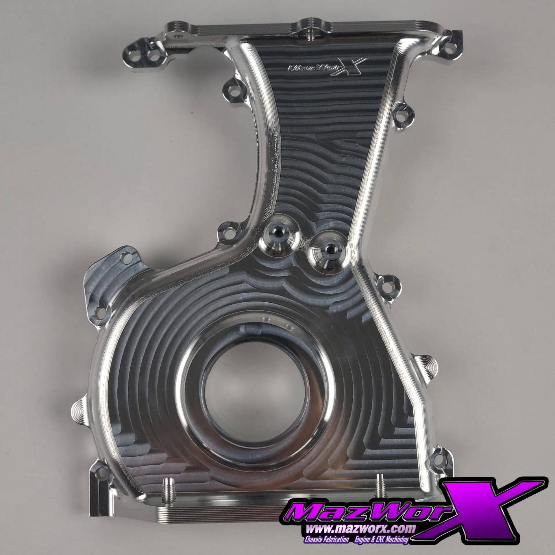 Mazworx SR20 Billet Front Cover for Dry Sump Mazworx SR20 Billet Front Cover for Dry Sump