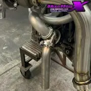 Mazworx 44mm/MVR Wastegate Dumptube, 45 Degree