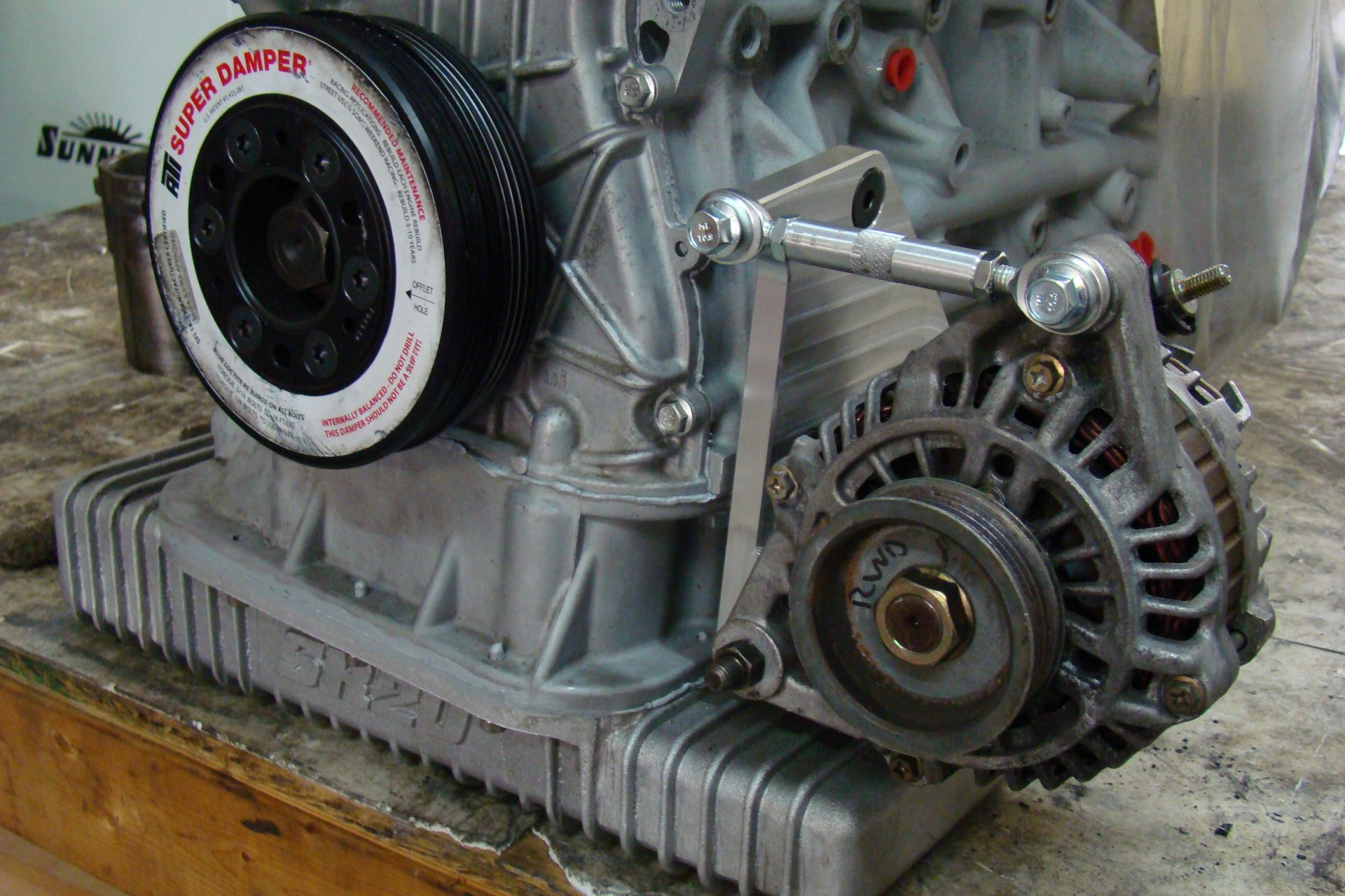 Mazworx SR RWD Alternator Relocation Bracket Mazworx SR RWD Alternator Relocation Bracket