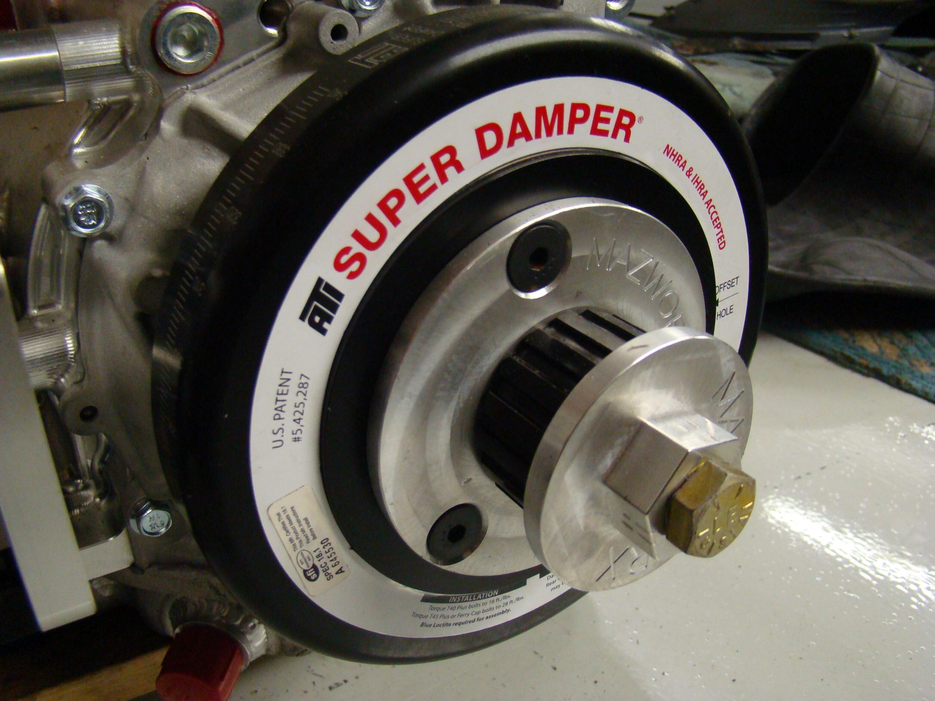 Mazworx/ATI SR20 RWD Drag Race Damper Mazworx/ATI SR20 RWD Drag Race Damper