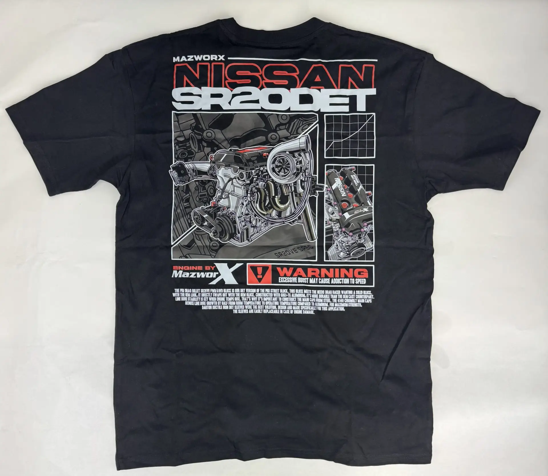 Mazworx T-shirt SR20DET Mazworx T-shirt SR20DET