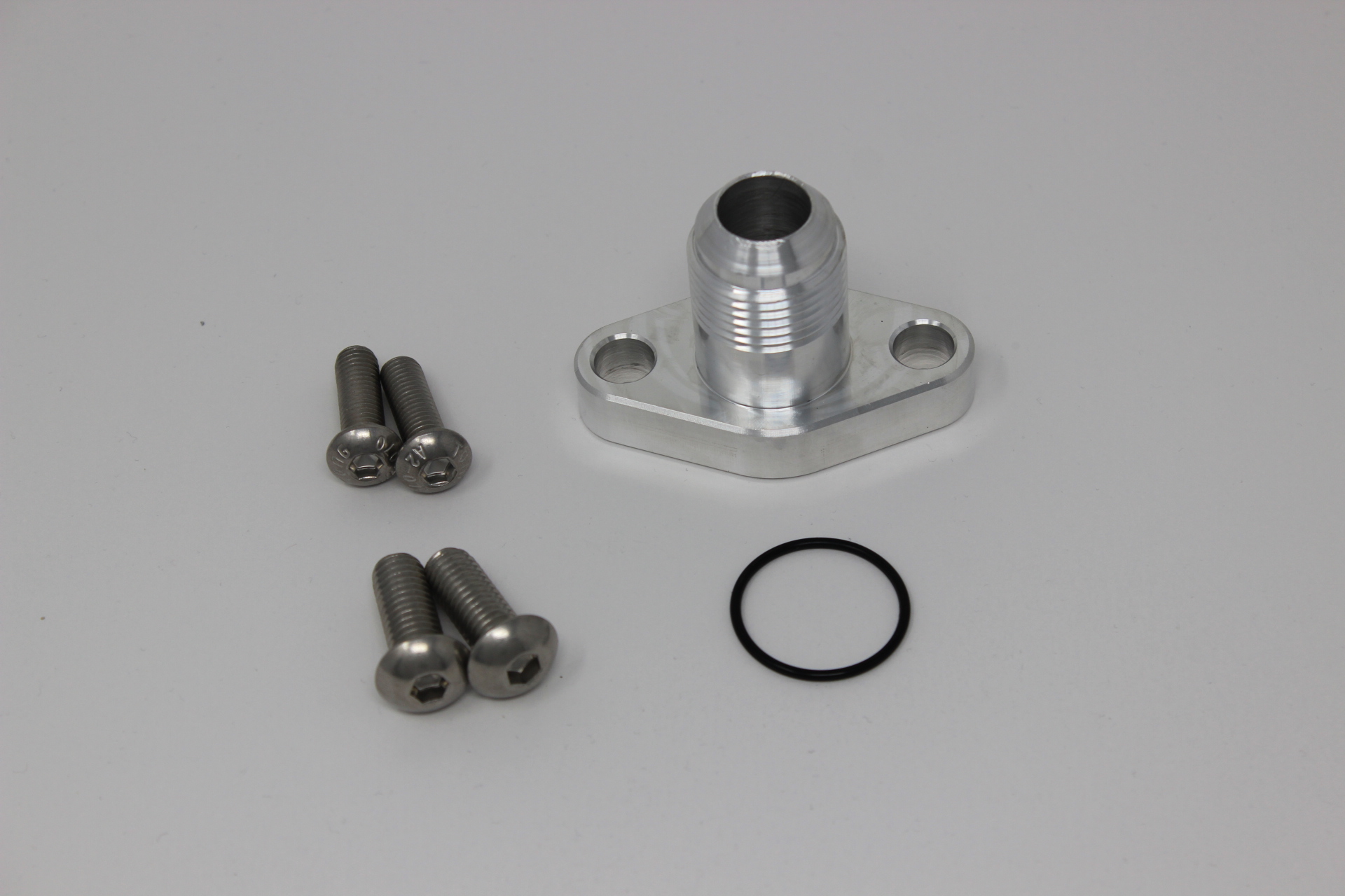 Mazworx Garrett GT55/Precision Pro Mod Oil Drain Flange -12an Mazworx Garrett GT55/Precision Pro Mod Oil Drain Flange -12an