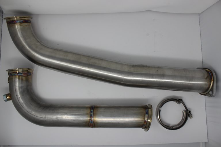 Mazworx 3" Downpipe Assembly, Mazworx SR20 RWD Exhaust Manifold G25-G35