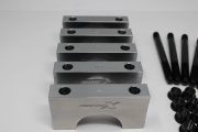 Mazworx SR20 Billet Main Caps with 1/2" Studs
